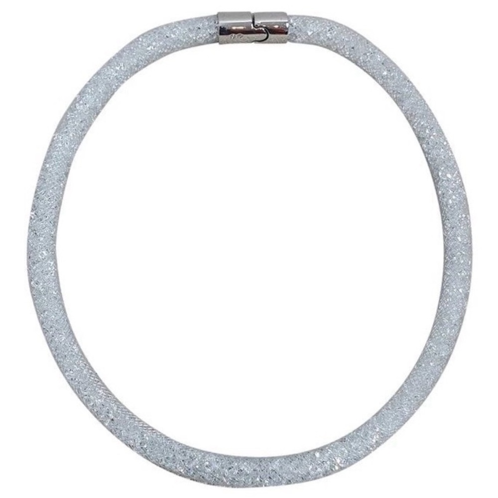 2PC Authentic Swarovski Swan Mark
Stardust Mesh Necklace/Bracelet